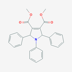 molecular formula C26H23NO4 B375316 dimethyl 1,2,5-triphenyl-2,5-dihydro-1H-pyrrole-3,4-dicarboxylate 