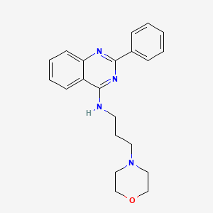 molecular formula C21H24N4O B3753341 MFCD02333255 