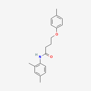 molecular formula C19H23NO2 B3753370 N-(2,4-dimethylphenyl)-4-(4-methylphenoxy)butanamide 