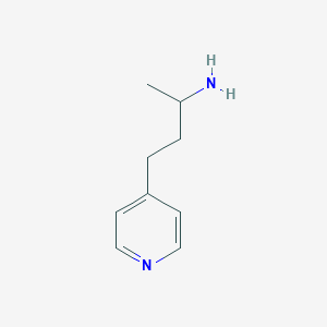 molecular formula C9H14N2 B037534 4-(3-Aminobutyl)pyridine CAS No. 114425-75-1