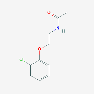 molecular formula C10H12ClNO2 B375345 N-[2-(2-chlorophenoxy)ethyl]acetamide CAS No. 282104-60-3