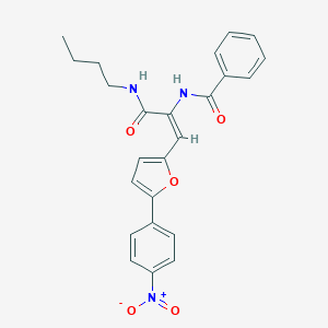 N-[1-[(butylamino)carbonyl]-2-(5-{4-nitrophenyl}-2-furyl)vinyl]benzamide