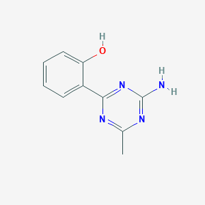2-(4-Amino-6-methyl-1,3,5-triazin-2-yl)phenol
