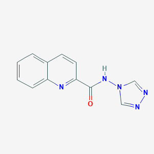 N-(1,2,4-triazol-4-yl)quinoline-2-carboxamide