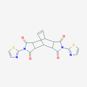 2,6-di(thiazol-2-yl)-4,4a,8,8a-tetrahydro-4,8-ethenopyrrolo[3,4-f]isoindole-1,3,5,7(2H,3aH,6H,7aH)-tetraone