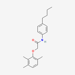 molecular formula C21H27NO2 B3755152 N-(4-butylphenyl)-2-(2,3,6-trimethylphenoxy)acetamide 