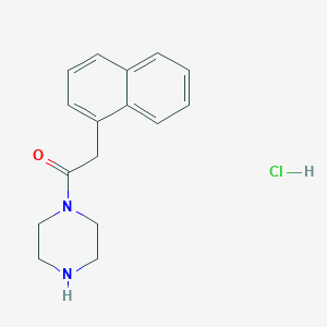 molecular formula C16H19ClN2O B037553 N-(1-Naphthylacetyl)piperazine CAS No. 115043-25-9