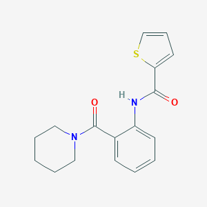 N-[2-(1-piperidinylcarbonyl)phenyl]-2-thiophenecarboxamide