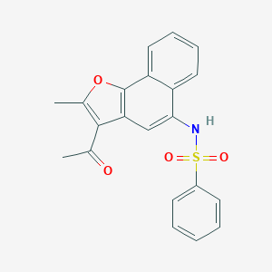 N-(3-acetyl-2-methylnaphtho[1,2-b]furan-5-yl)benzenesulfonamide