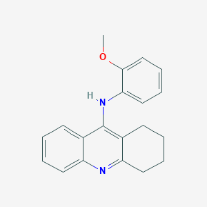 molecular formula C20H20N2O B375568 N-(2-methoxyphenyl)-1,2,3,4-tetrahydroacridin-9-amine 