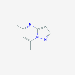molecular formula C9H11N3 B037558 2,5,7-Trimethylpyrazolo[1,5-a]pyrimidine CAS No. 112581-74-5