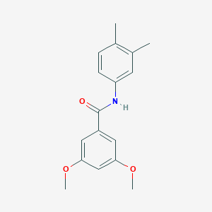 molecular formula C17H19NO3 B375580 N-(3,4-dimethylphenyl)-3,5-dimethoxybenzamide 