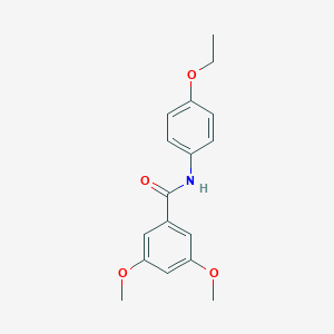 molecular formula C17H19NO4 B375581 N-(4-ethoxyphenyl)-3,5-dimethoxybenzamide 