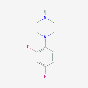 molecular formula C10H12F2N2 B037559 1-(2,4-Difluorophenyl)piperazine CAS No. 115761-79-0
