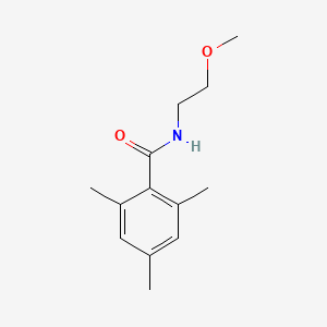 molecular formula C13H19NO2 B3755945 N-(2-methoxyethyl)-2,4,6-trimethylbenzamide 