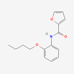 molecular formula C15H17NO3 B3756055 N-(2-butoxyphenyl)furan-2-carboxamide 