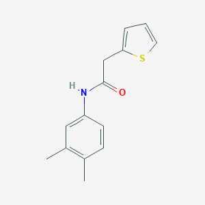 molecular formula C14H15NOS B375630 N-(3,4-dimethylphenyl)-2-(2-thienyl)acetamide 