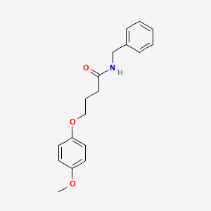 molecular formula C18H21NO3 B3756798 N-benzyl-4-(4-methoxyphenoxy)butanamide 