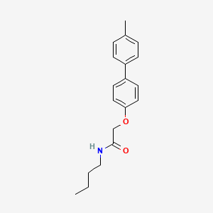 molecular formula C19H23NO2 B3757681 N-butyl-2-[(4'-methyl-4-biphenylyl)oxy]acetamide 