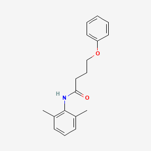 molecular formula C18H21NO2 B3757720 N-(2,6-dimethylphenyl)-4-phenoxybutanamide 