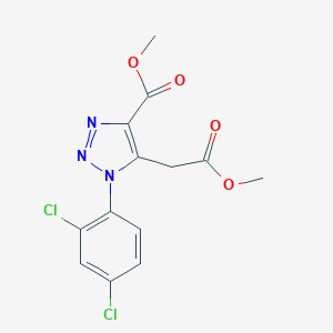 methyl 1-(2,4-dichlorophenyl)-5-(2-methoxy-2-oxoethyl)-1H-1,2,3-triazole-4-carboxylate