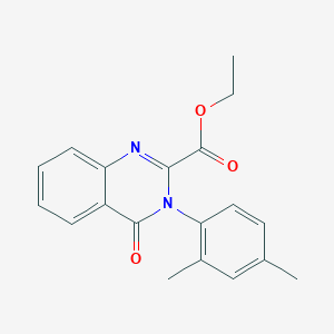 molecular formula C19H18N2O3 B375872 Ethyl 3-(2,4-dimethylphenyl)-4-oxoquinazoline-2-carboxylate CAS No. 380178-25-6