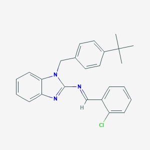 N-[1-(4-tert-butylbenzyl)-1H-benzimidazol-2-yl]-N-(2-chlorobenzylidene)amine