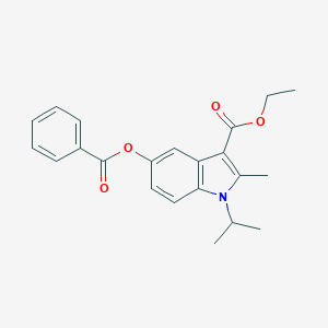 ethyl 5-(benzoyloxy)-1-isopropyl-2-methyl-1H-indole-3-carboxylate