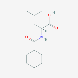 molecular formula C13H23NO3 B037594 N-(Cyclohexylcarbonyl)leucine CAS No. 121428-84-0
