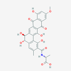 molecular formula C28H23NO11 B037600 Pradimicinone I CAS No. 116276-03-0