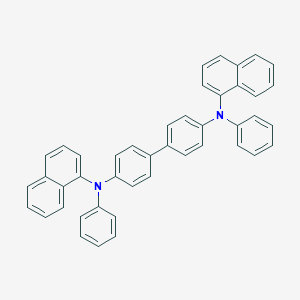 molecular formula C44H32N2 B037616 N4,N4'-Di(naphthalen-1-yl)-N4,N4'-diphenyl-[1,1'-biphenyl]-4,4'-diamine CAS No. 123847-85-8