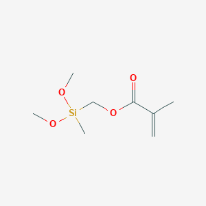 molecular formula C8H16O4Si B037621 (二甲氧基(甲基)甲硅烷基)甲基甲基丙烯酸酯 CAS No. 121177-93-3