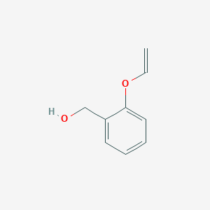 molecular formula C9H10O2 B037623 [2-(Ethenyloxy)phenyl]methanol CAS No. 120368-06-1