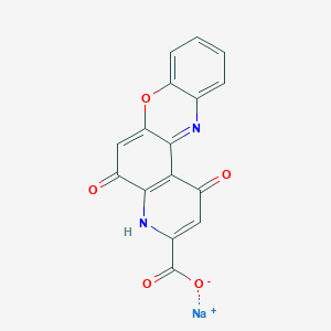 molecular formula C16H7N2NaO5 B037625 Pirenoxine sodium CAS No. 51410-30-1