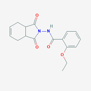molecular formula C17H18N2O4 B376268 N-(1,3-dioxo-3a,4,7,7a-tetrahydroisoindol-2-yl)-2-ethoxybenzamide 