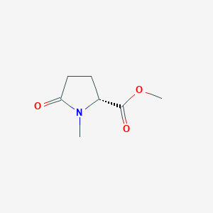 molecular formula C7H11NO3 B037637 (R)-1-甲基-5-氧代吡咯烷-2-羧酸甲酯 CAS No. 122742-14-7