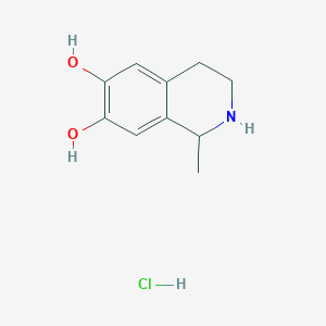 molecular formula C10H14ClNO2 B037639 (+/-)-萨尔索林醇盐酸盐 CAS No. 79923-51-6
