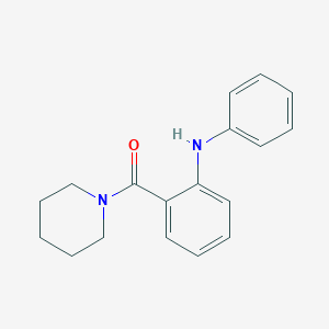 molecular formula C18H20N2O B376447 N-phenyl-N-[2-(1-piperidinylcarbonyl)phenyl]amine 