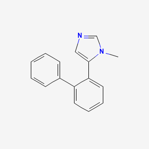 molecular formula C16H14N2 B3764509 5-biphenyl-2-yl-1-methyl-1H-imidazole 