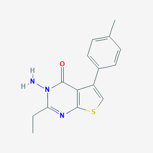 3-amino-2-ethyl-5-(4-methylphenyl)thieno[2,3-d]pyrimidin-4(3H)-one