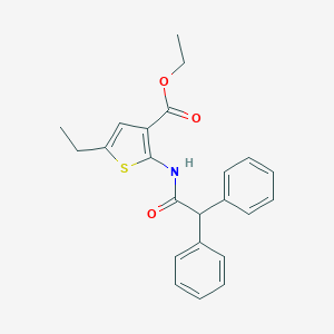 molecular formula C23H23NO3S B376512 ethyl /14271273 CAS No. 380645-81-8