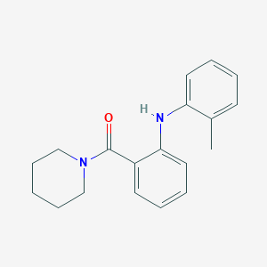 N-(2-methylphenyl)-2-(1-piperidinylcarbonyl)aniline