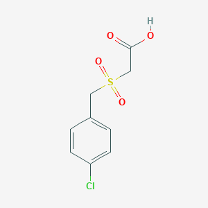 molecular formula C9H9ClO4S B037656 [(4-Chlorobenzyl)sulfonyl]acetic acid CAS No. 118672-20-1