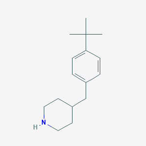 molecular formula C16H25N B037657 4-(4-(tert-Butyl)benzyl)piperidine CAS No. 112937-99-2