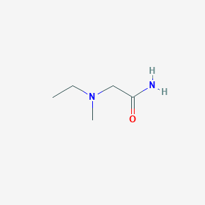 molecular formula C5H12N2O B037658 2-(Methyl-ethylamino)acetamide CAS No. 116833-20-6