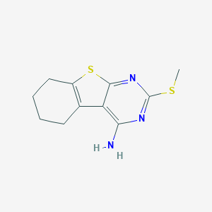 2-(Methylsulfanyl)-5,6,7,8-tetrahydro[1]benzothieno[2,3-d]pyrimidin-4-ylamine