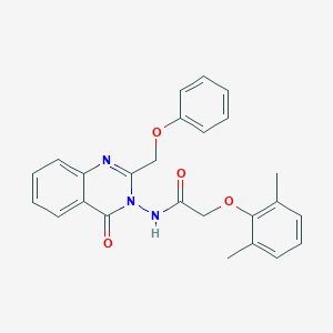 B376660 2-(2,6-dimethylphenoxy)-N-(4-oxo-2-(phenoxymethyl)quinazolin-3(4H)-yl)acetamide CAS No. 380650-91-9