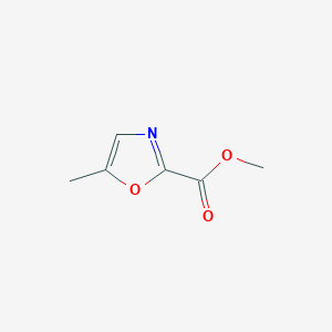molecular formula C6H7NO3 B037667 Methyl 5-methyloxazole-2-carboxylate CAS No. 124999-43-5