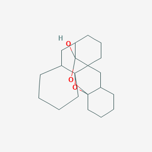 molecular formula C20H30O3 B376676 Hexadecahydro-14a,6,9a-(epoxymethanetriyl)benzo[1,8]cycloocta[1,2-b]chromen-17-ol 