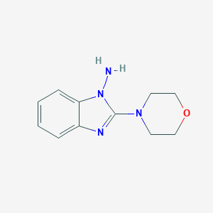 molecular formula C11H14N4O B376744 2-(MORPHOLIN-4-YL)-1,3-BENZODIAZOL-1-AMINE 